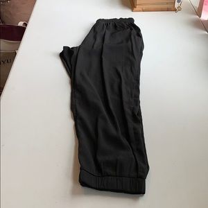 American Eagle 100% polyester black pants, size m